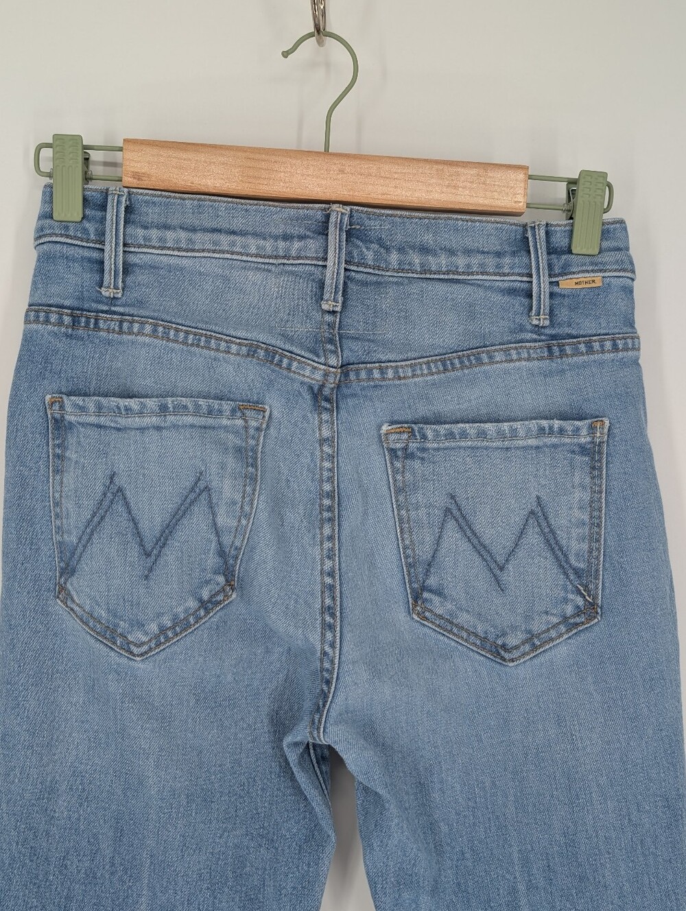 Mother Superior Hustler Ankle Fray Jeans No Offense Wash size 27 - Picture 5 of 10